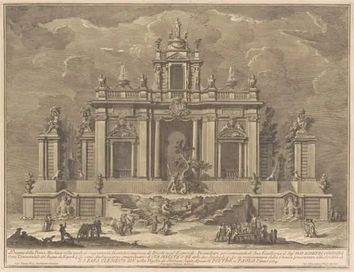 The Prima Macchina for the Chinea of 1774: Hercules and the Dragon in the Garden of the Hesperides, by Giuseppe Vasi