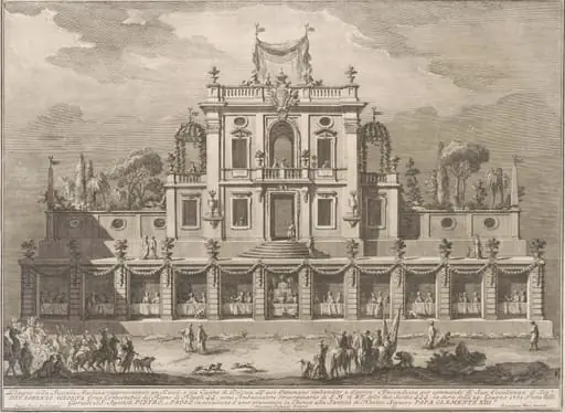 The Seconda Macchina for the Chinea of 1762: A Kiosk, or Pleasure-House in Ottoman Style, by Giuseppe Vasi