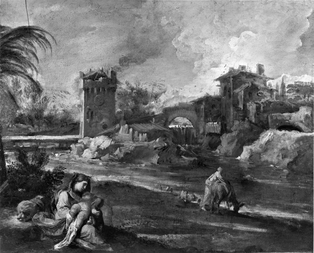 The Rest on the Flight into Egypt, by Giuseppe Zais