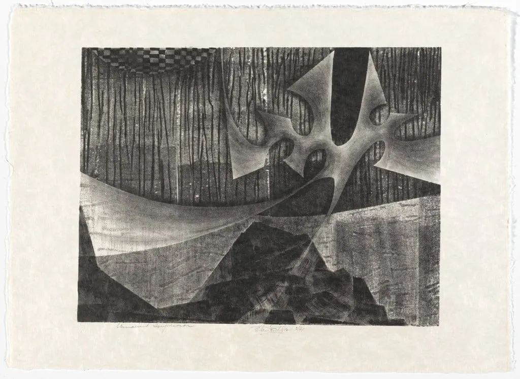 Untitled, by Glen Alps, ink, 1961