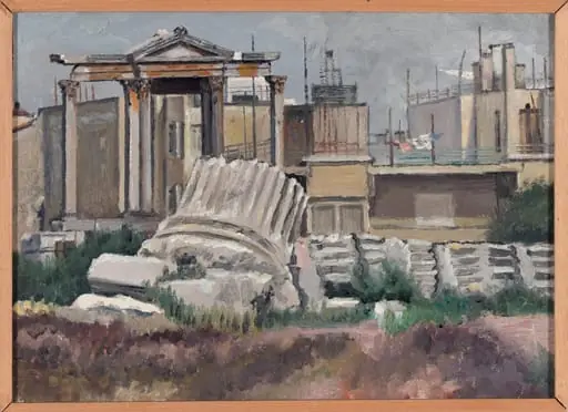 Landscape: Columns of Olympian Zeus, by Glinos Antonis