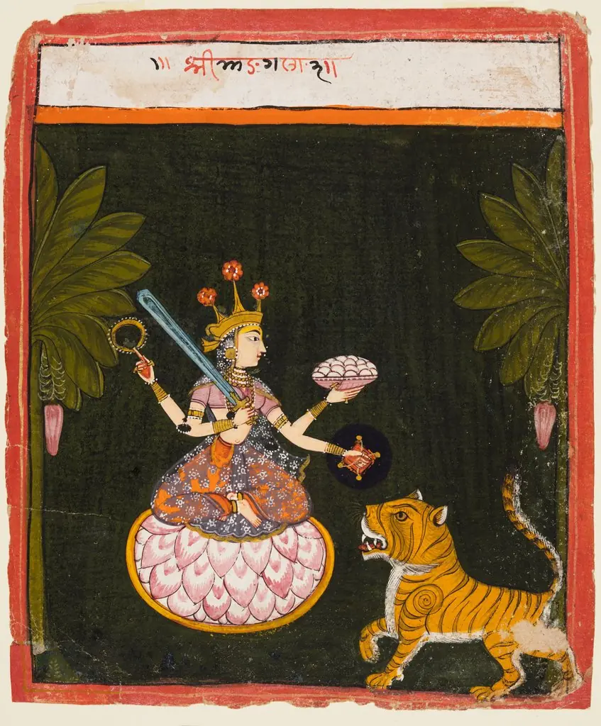 Goddess Mangala, from a Devi Series, 1660