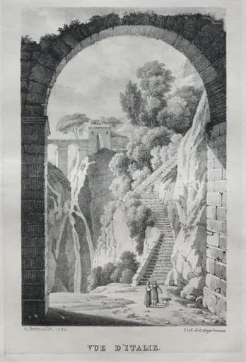 Vue d'Italie, by Godefroy Engelmann