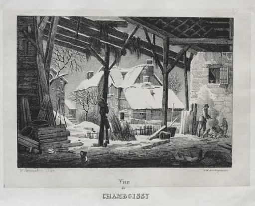 Vue de Chamboissy, by Godefroy Engelmann
