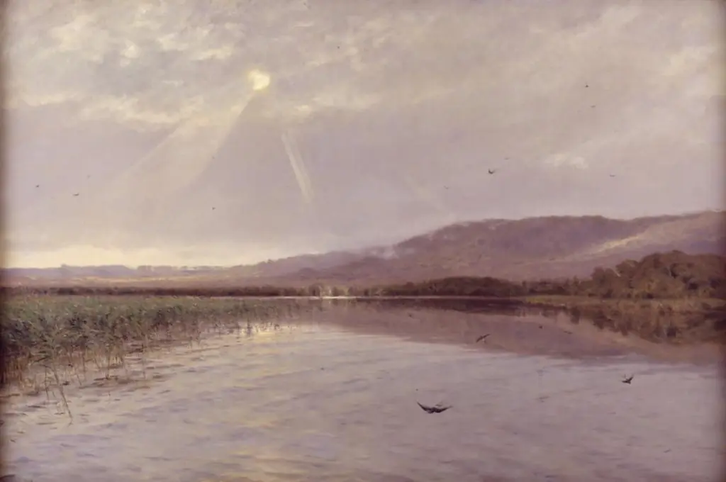 A Lake in the Himmelbjerg District, Jutland, by Godfred Christensen