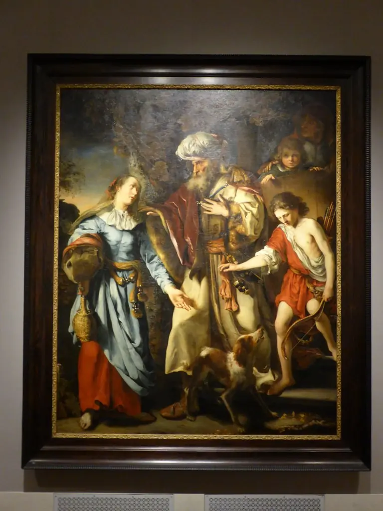 Abraham banishes Hagar and Ishmael, by Godfrey Kneller