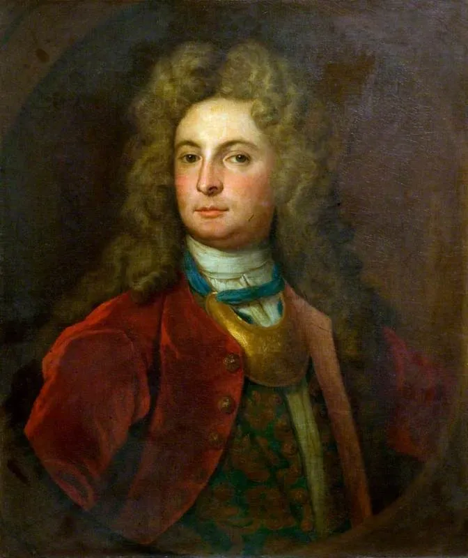 Captain Thomas Church, by Godfrey Kneller, oil, 1694