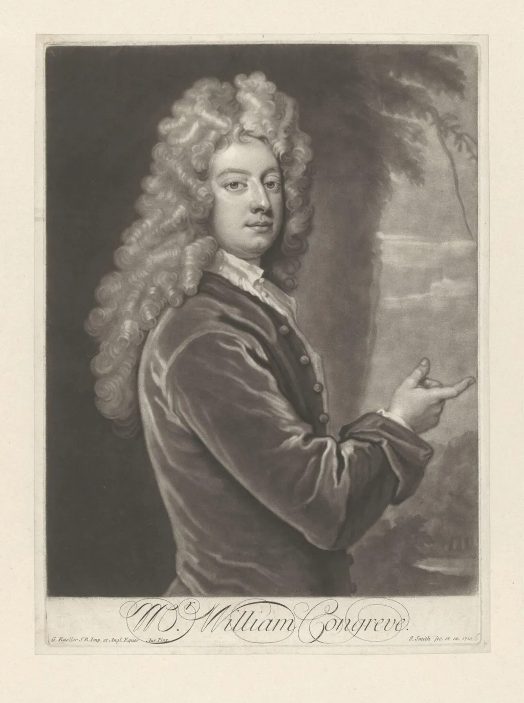 H Beard Print Collection, by Godfrey Kneller, 1710