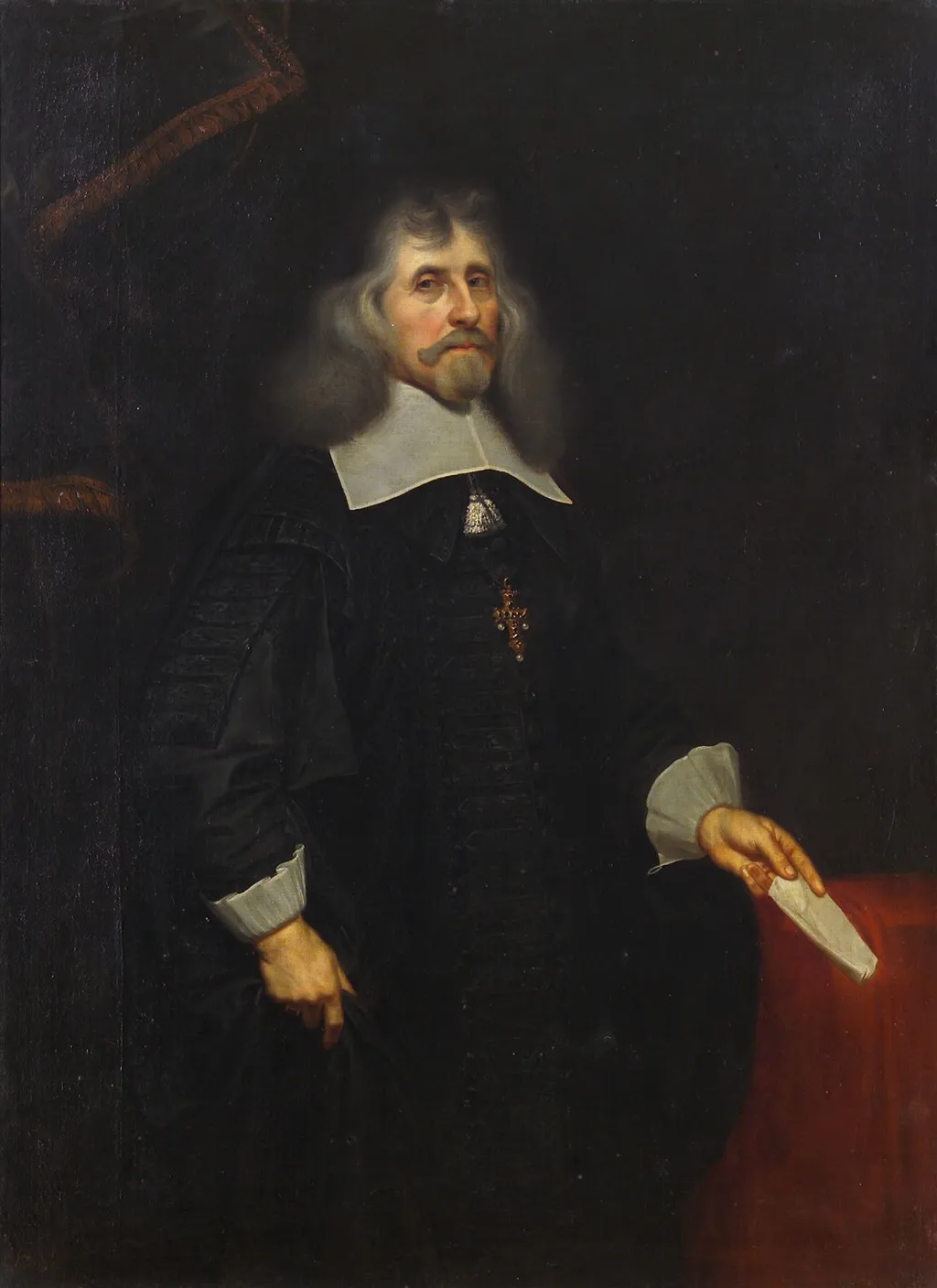 Portrait of Johann Philipp Schönborn, elector of Mainz, by Godfrey Kneller, oil, 1666