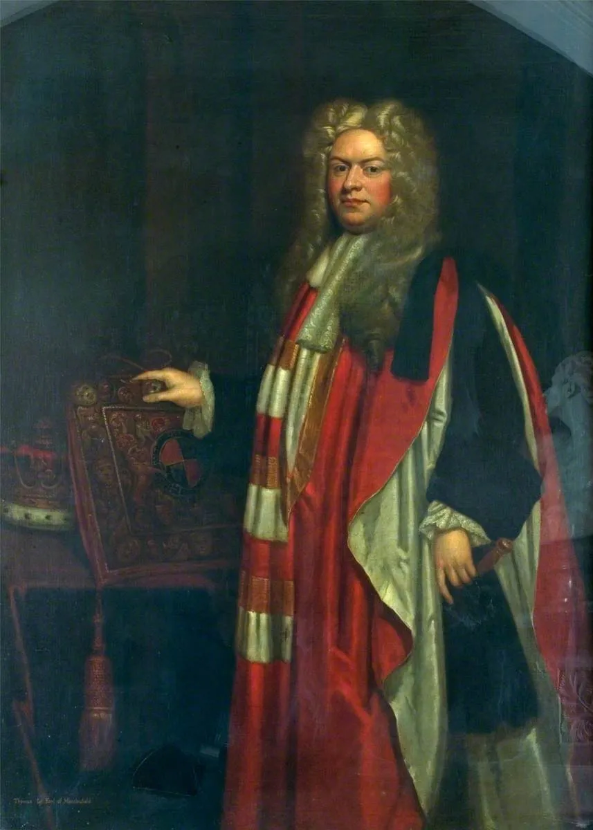 Sir Thomas Parker (1666–1732), by Godfrey Kneller, oil, 1715