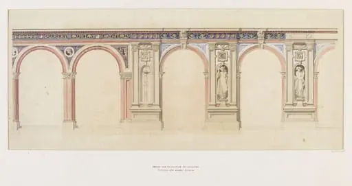 Arcade Decoration, by Godfrey Sykes