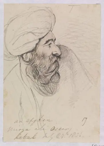 An Afghan. Mirza ali Oscary, by Godfrey Thomas Vigne
