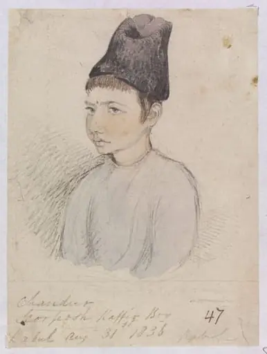 Chandur Seorposh Kaffir Boy, by Godfrey Thomas Vigne