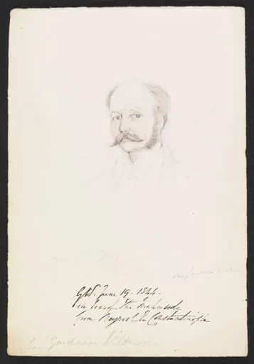 GW. [Sir John Gardner Wilkinson], by Godfrey Thomas Vigne