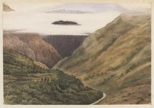 Hazar Chum  Mazenderan - Persia, by Godfrey Thomas Vigne