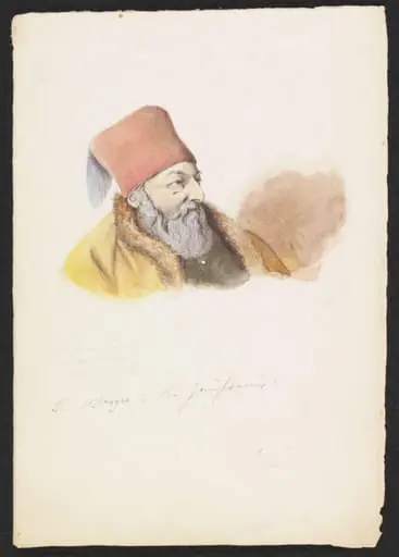 Hussein Pasha, by Godfrey Thomas Vigne