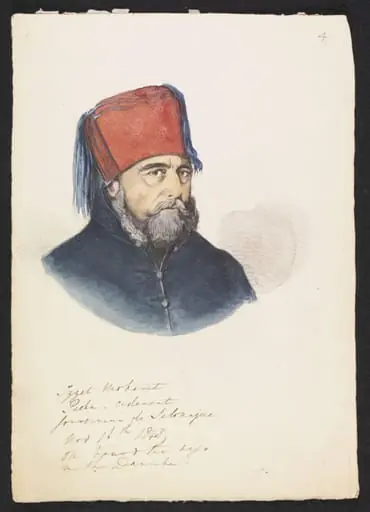 Izzet Mohamet Pasha - ci-devant Gouverneur de Salonique, by Godfrey Thomas Vigne