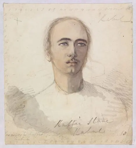 Kaffir Slave Kabul, by Godfrey Thomas Vigne