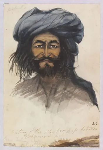 Native of the Khyber pass between Peshawour & Kabul, by Godfrey Thomas Vigne