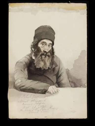 Polish Jew.  Israel Abramovich, by Godfrey Thomas Vigne