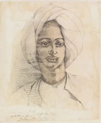 Sali a merchant of Jeddah, by Godfrey Thomas Vigne