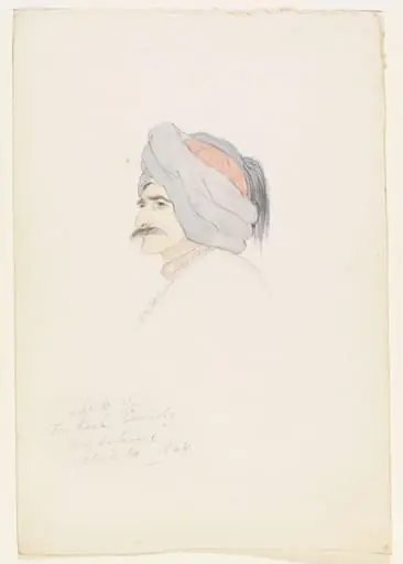 Sheik of Turkish Cavalry, by Godfrey Thomas Vigne
