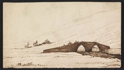 Uch Kleesa Convent (3 Churches) near the source of the Euphrates in Armenia, by Godfrey Thomas Vigne