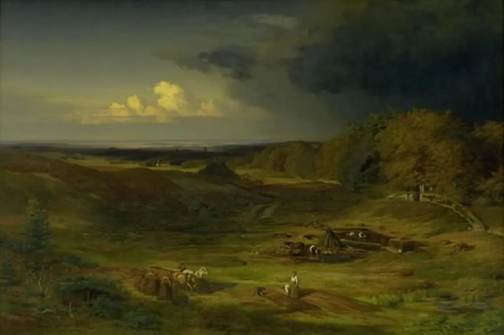 Landscape near Frederiksborg Castle, by Godtfred Rump