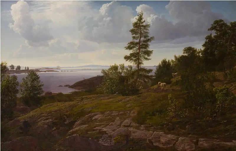 Udsigt over skærgården ved Elleholm i Blekinge, by Godtfred Rump