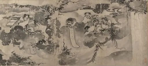 壺天聚樂圖|Merry Gatherings in the Magic Jar, by Gong Kai