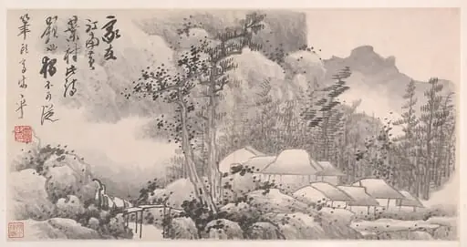 清 龔賢 山水圖 冊|Landscapes, by Gong Xian
