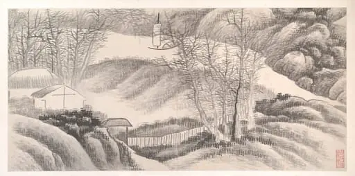 清　龔賢　十二月令山水圖　冊|Landscapes of the Twelve Months, by Gong Xian, 1685