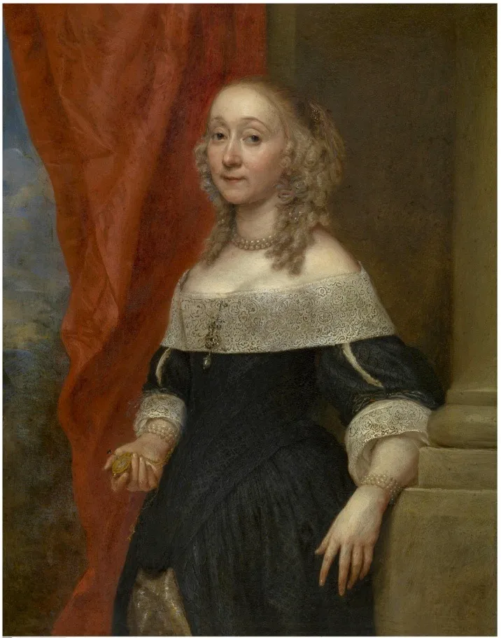 Portrait of a Woman, by Gonzales Coques, oil, 1650