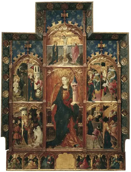 Altarpiece of Saint Barbara, by Gonzalo Pérez