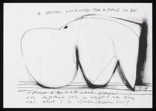 Contribution to V&A's 150th anniversary album, by Gordon Baldwin, 2007
