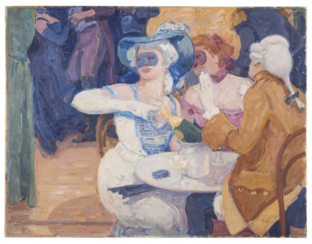 Carnival, by Gösta von Hennigs, oil, 1909