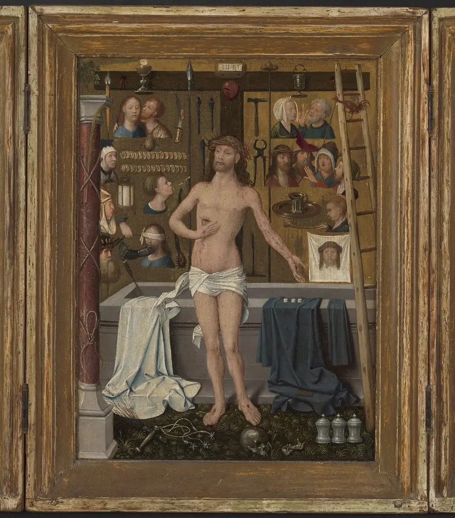 Christ with the Instruments of Passion, by Goswin van der Weyden