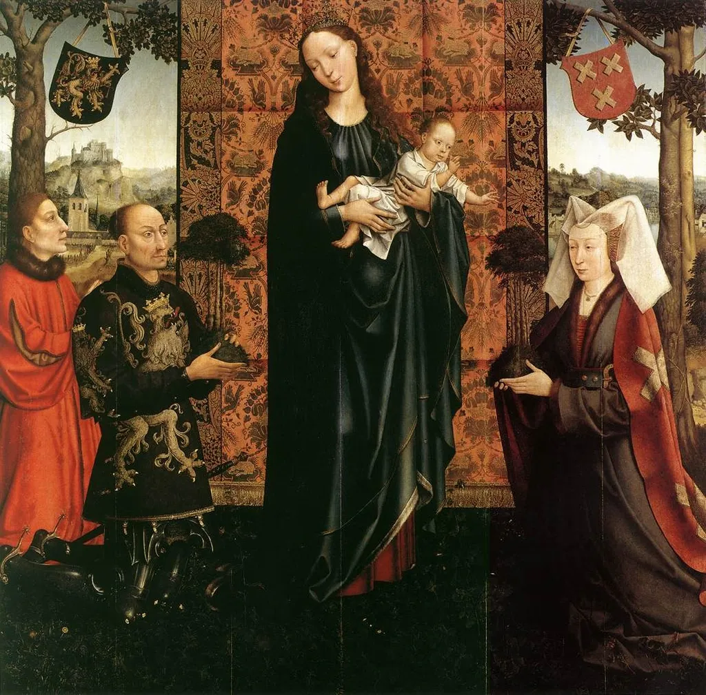 The Gift of Kalmthout, by Goswin van der Weyden, paint, 1510
