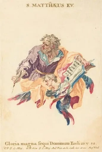 Saint Matthew the Evangelist, by Gottfried Bernhard Götz