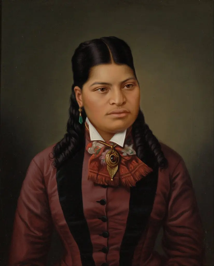 Maori girl, by Gottfried Lindauer, 1874
