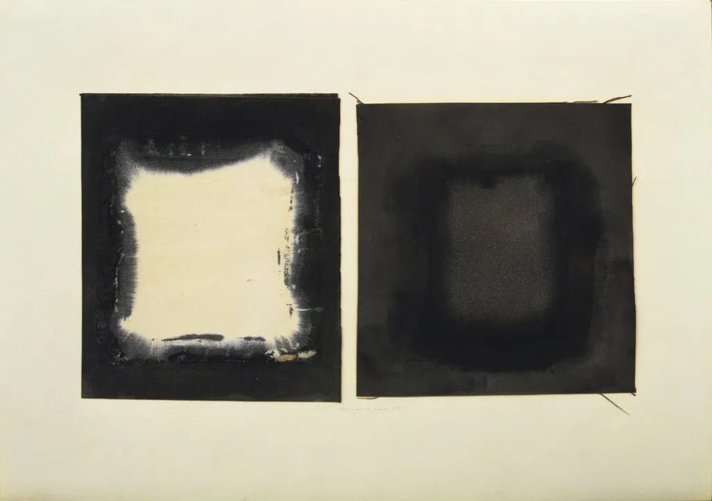 Untitled, by Gotthard Graubner, gouache, 1965