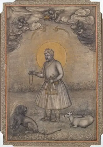 Portrait of the Aged Akbar, by Govardhan