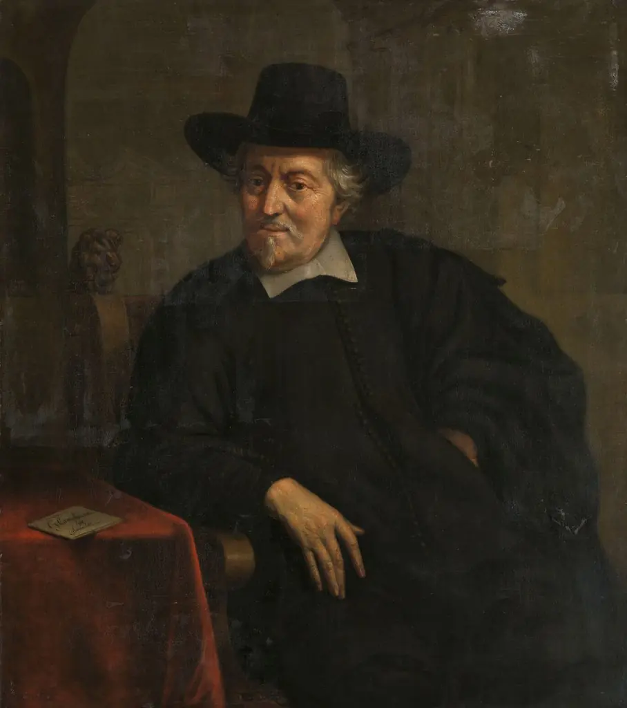 Self portrait?, by Govert Dircksz. Camphuysen