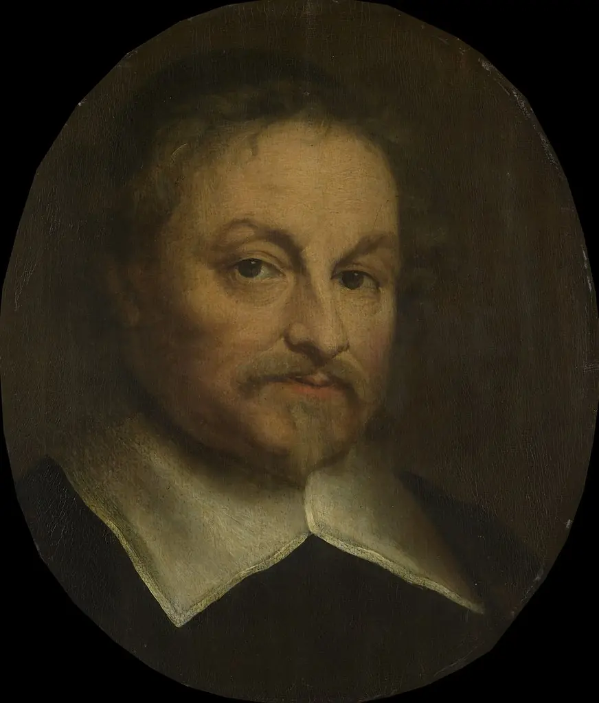 Joost van den Vondel (1587-1679). Poet, by Govert Flinck