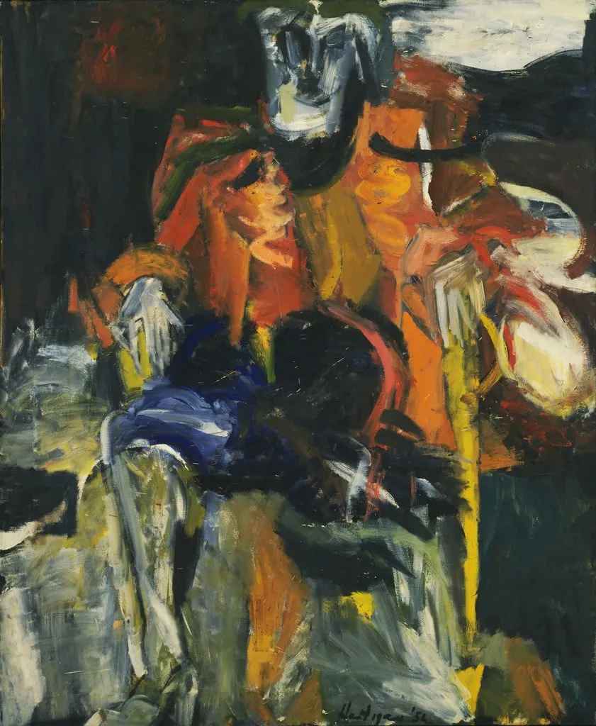 Untitled, by Grace Hartigan, oil, 1952