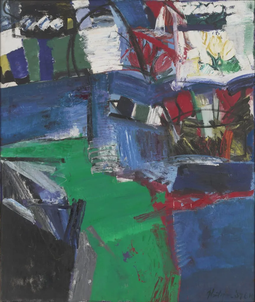 Untitled, by Grace Hartigan, oil, 1957