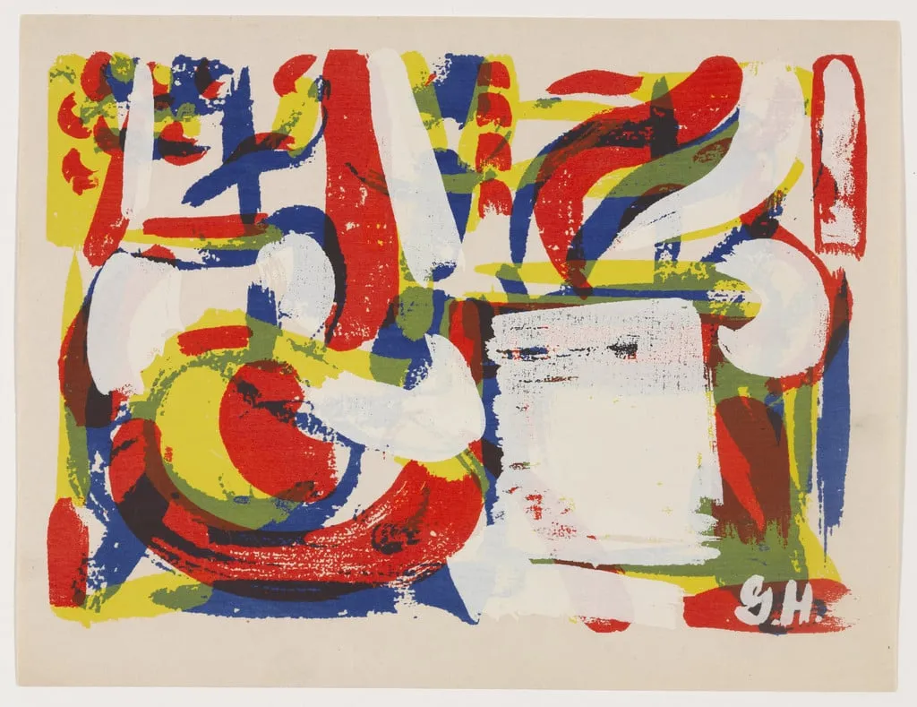 Untitled, by Grace Hartigan, ink, 1953