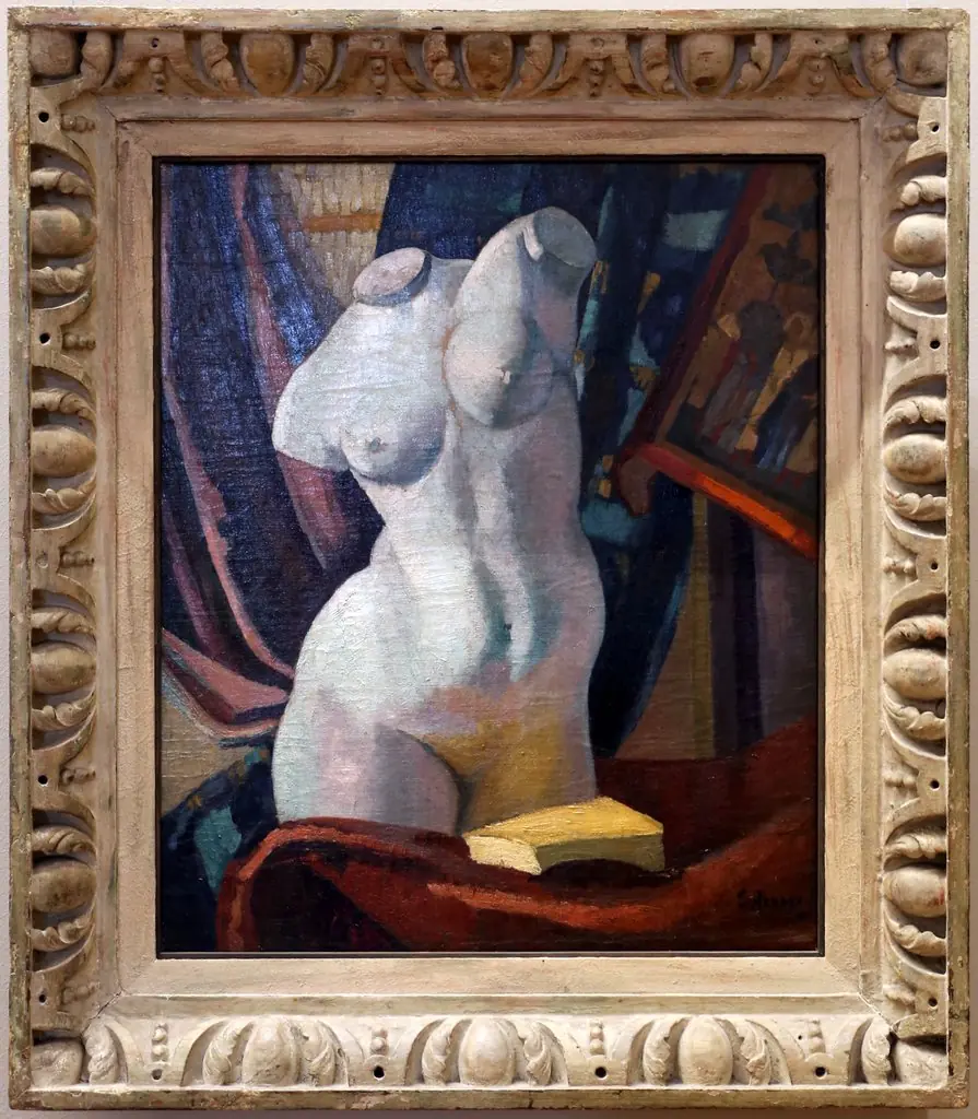 Still Life with Marble Torso, by Grace Henry