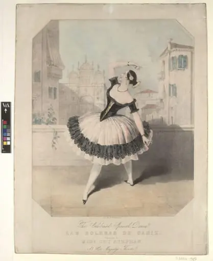 The Celebrated Spanish Dance Las Boleras de Cadiz danced by Marie Guy Stephan