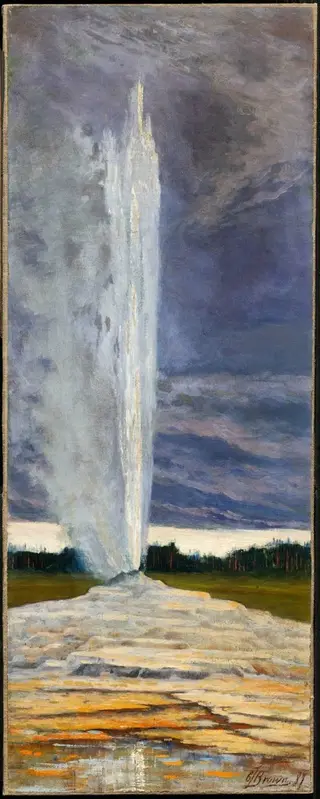 A Yellowstone Geyser, by Grafton Tyler Brown, 1889